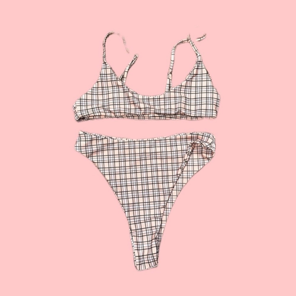 Cute Plaid BARBIE ‘Kini